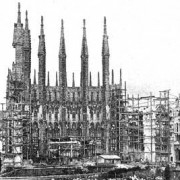 The Sagrada Familia in 1897